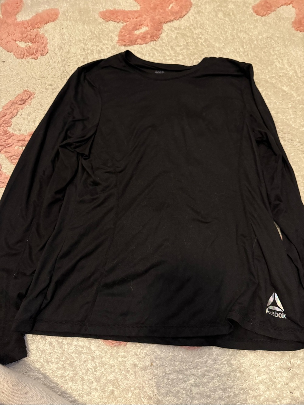 Reebok Black Long-Sleeve Performance Shirt